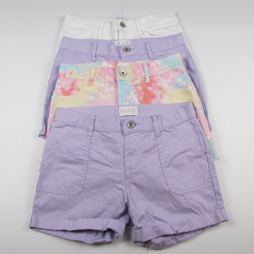 The Children's Place Girl's Shorts Lot Of 4 Pairs Size 10 Cute Summer Bundle